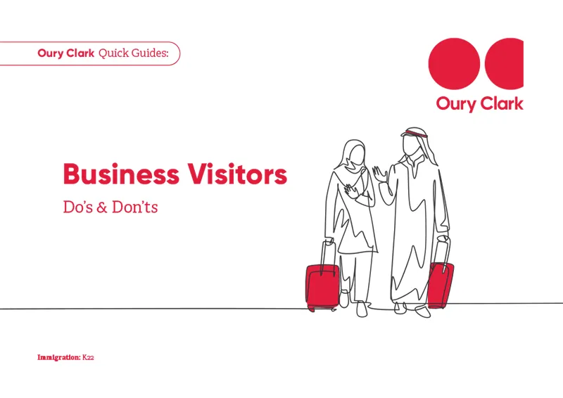 Business Visitors – Do’s & Don’ts