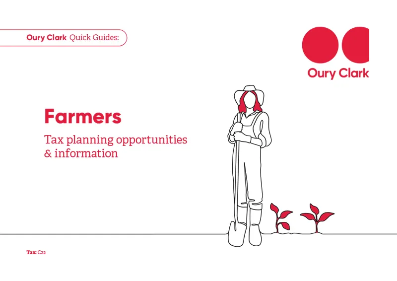 Farmers – Tax Planning Opportunities & Information