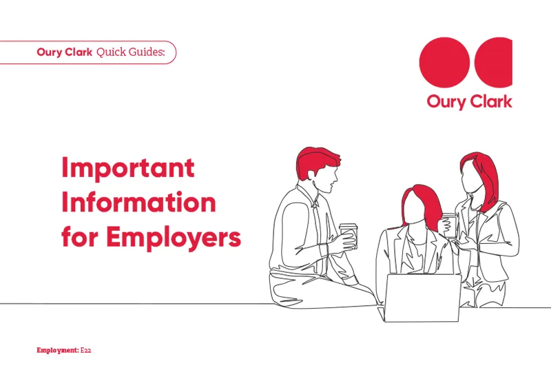 Important Information for Employers