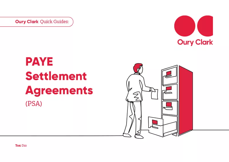 PAYE Settlement Agreements (PSA)