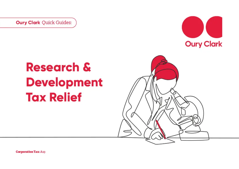 Research and Development Tax Relief