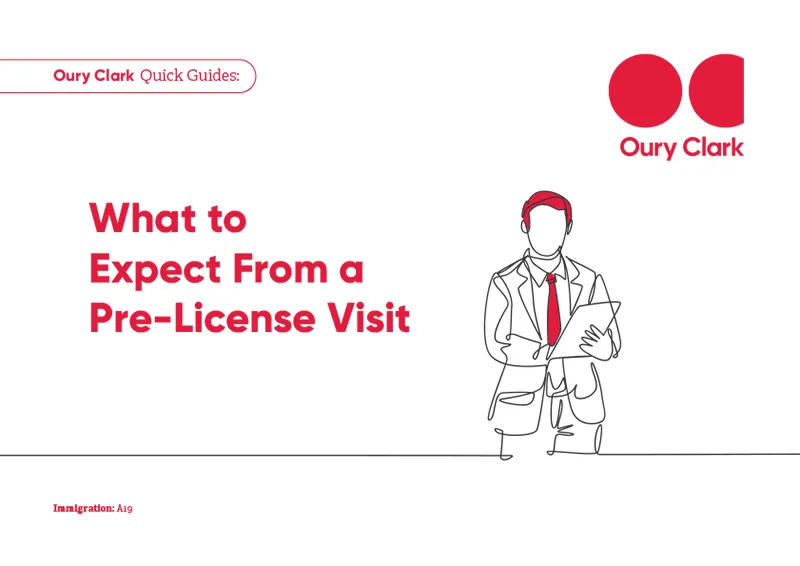 What to Expect from a Pre-License Visit