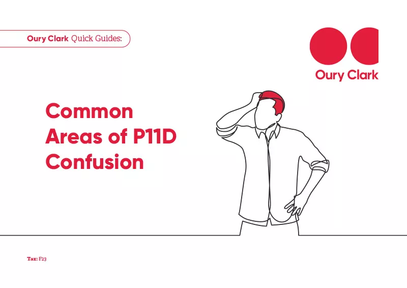 Common Areas of P11D Confusion